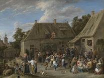 Bird Hunting in Brussels-David Teniers II-Stretched Canvas