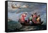 David Teniers / Reinaldo flees from the Fortunate Islands, 1628-1630, Flemish School, Oil on cop...-DAVID TENIERS THE YOUNGER-Framed Stretched Canvas