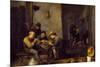 David Teniers / 'Smokers in a tavern', 1631-1640, Flemish School, Oil on panel, 52 cm x 65 cm, P...-DAVID TENIERS THE YOUNGER-Mounted Poster