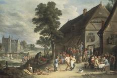 Village Fair-David Teniers The Elder-Mounted Giclee Print