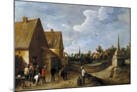 David Teniers / The Skittles Game, ca. 1645-David Teniers the Younger-Mounted Giclee Print