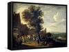 David Teniers / Village Feast, 1640-1650-David Teniers-Framed Stretched Canvas