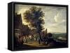 David Teniers / Village Feast, 1640-1650-David Teniers-Framed Stretched Canvas