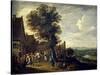 David Teniers / Village Feast, 1640-1650-David Teniers-Stretched Canvas