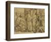 David the Psalmist - Adoration, 1854-Julius Schnorr von Carolsfeld-Framed Giclee Print