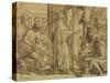 David the Psalmist - Adoration, 1854-Julius Schnorr von Carolsfeld-Stretched Canvas