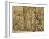 David the Psalmist - Adoration, 1854-Julius Schnorr von Carolsfeld-Framed Giclee Print