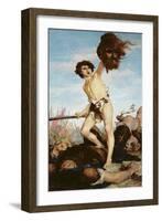 David Victorious over Goliath, 1876-Gabriel-Joseph-Marie-Augustin Ferrier-Framed Giclee Print
