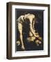 David Victorious over Goliath, circa 1600-Caravaggio-Framed Giclee Print