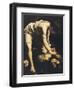 David Victorious over Goliath, circa 1600-Caravaggio-Framed Giclee Print