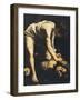 David Victorious over Goliath, circa 1600-Caravaggio-Framed Giclee Print