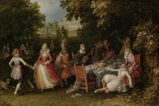 Garden Party (Fete Champetre)-David Vinckboons-Art Print