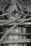 Los Angeles, Aerial of Judge Harry Pregerson Interchange and Highway-David Wall-Photographic Print