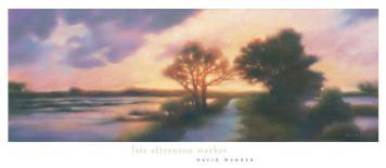Isleta Cottonwoods-David Wander-Framed Art Print