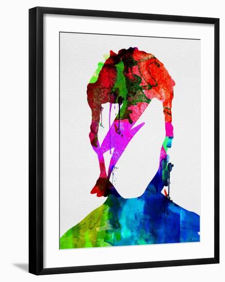 David Watercolor Portrait-Lora Feldman-Framed Art Print