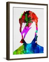 David Watercolor Portrait-Lora Feldman-Framed Art Print