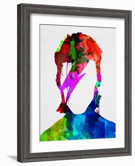 David Watercolor Portrait-Lora Feldman-Framed Art Print