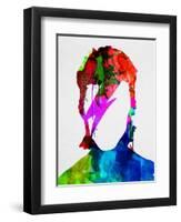 David Watercolor Portrait-Lora Feldman-Framed Art Print