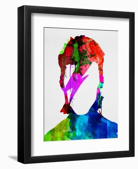 David Watercolor Portrait-Lora Feldman-Framed Art Print