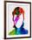 David Watercolor Portrait-Lora Feldman-Framed Art Print