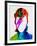 David Watercolor Portrait-Lora Feldman-Framed Art Print