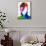 David Watercolor Portrait-Lora Feldman-Mounted Art Print displayed on a wall