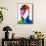 David Watercolor Portrait-Lora Feldman-Mounted Art Print displayed on a wall