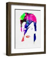 David Watercolor-Lora Feldman-Framed Art Print