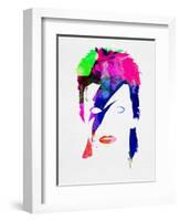 David Watercolor-Lora Feldman-Framed Art Print