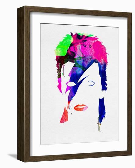 David Watercolor-Lora Feldman-Framed Art Print