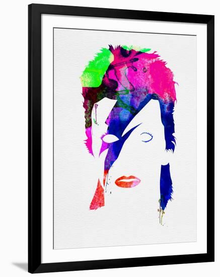 David Watercolor-Lora Feldman-Framed Art Print