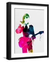 David Watercolor-Lora Feldman-Framed Art Print