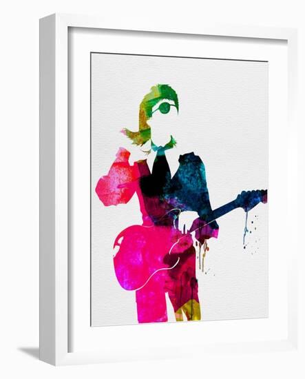 David Watercolor-Lora Feldman-Framed Art Print