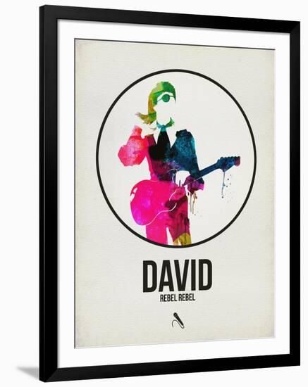 David Watercolor-David Brodsky-Framed Art Print