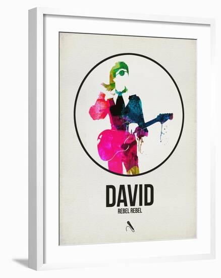 David Watercolor-David Brodsky-Framed Art Print