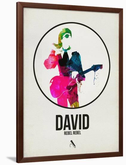 David Watercolor-David Brodsky-Framed Art Print