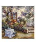 Lavender Garden-David Weiss-Stretched Canvas