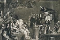 'John Knox Preaching before the Lords of the Congregation, 10 June 1559', c1827, (1912)-David Wilkie-Giclee Print