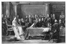 Queen Victoria's First Council, C1837-David Wilkie-Giclee Print