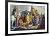 David with Goliath before Saul-Rembrandt van Rijn-Framed Premium Giclee Print