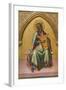 David with Lyre-Lorenzo Monaco-Framed Art Print