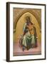 David with Lyre-Lorenzo Monaco-Framed Art Print