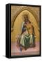 David with Lyre-Lorenzo Monaco-Framed Stretched Canvas