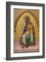 David with Lyre-Lorenzo Monaco-Framed Art Print