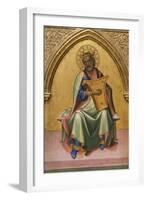 David with Lyre-Lorenzo Monaco-Framed Art Print