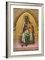 David with Lyre-Lorenzo Monaco-Framed Art Print