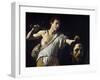 David with the Head of Goliath by Caravaggio-null-Framed Photographic Print