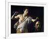 David with the Head of Goliath by Caravaggio-null-Framed Photographic Print