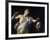 David with the Head of Goliath by Caravaggio-null-Framed Photographic Print