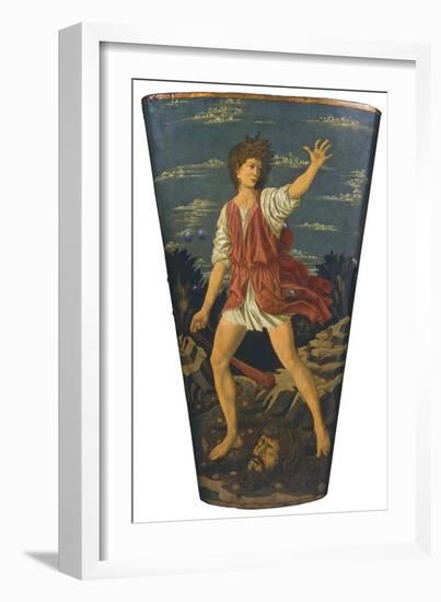 David with the Head of Goliath, C.1450-55-Andrea Del Castagno-Framed Giclee Print